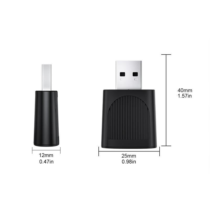 DABATR Mini Wireless CarPlay & Android Auto Adapter | Plug & Play | Fast Auto-Reconnect | Convert Wired to Wireless | for iOS 10+ & 2016+ Cars