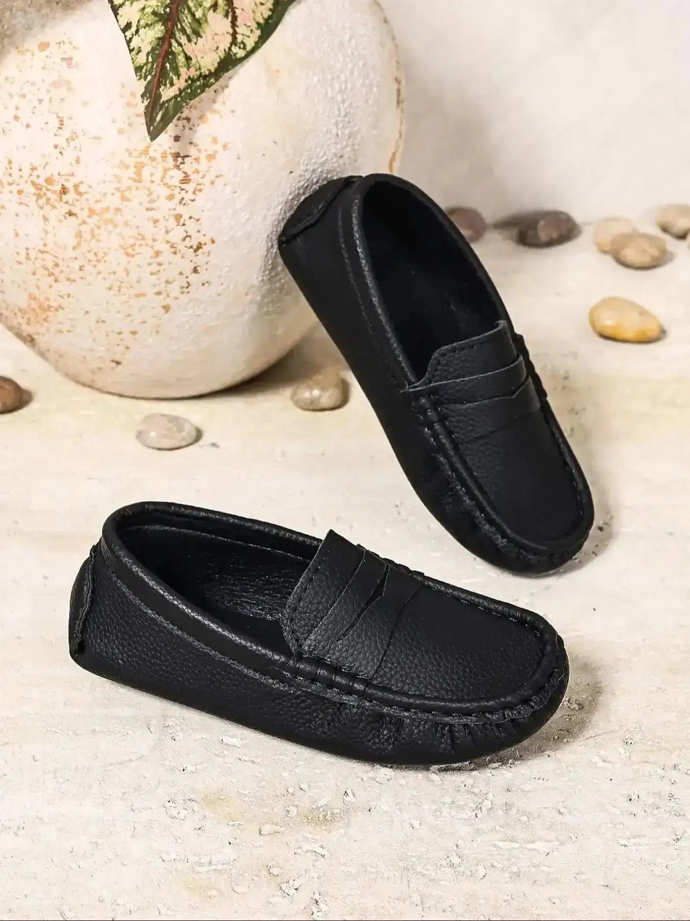 Chic Flat Loafer Shoes Daily Simple Slip Suitable for Boys Girls Spring Fall School Outdoor Wear Low Top commuter on the go timeless everyday minimalist work footwear Light workplace Minimalist Slip Ons Sleek Style Style
