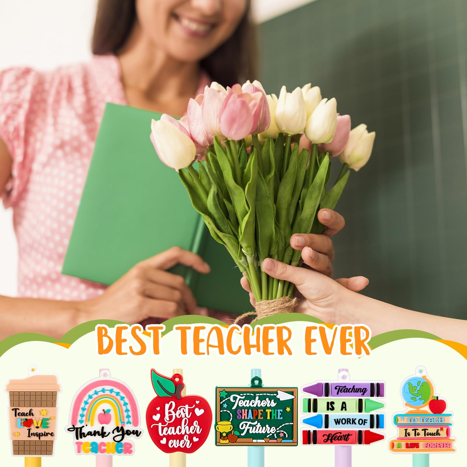 Teacher Pens 9/18pcs Funny Teacher Pens Office Gifts Ballpoint Pen Cute Writing Pen School Appreciation Gifts for Teacher Student Office Workers Volunteer Home Tutor, School Classroom Supplies, Easter Basket Essentials for Teacher