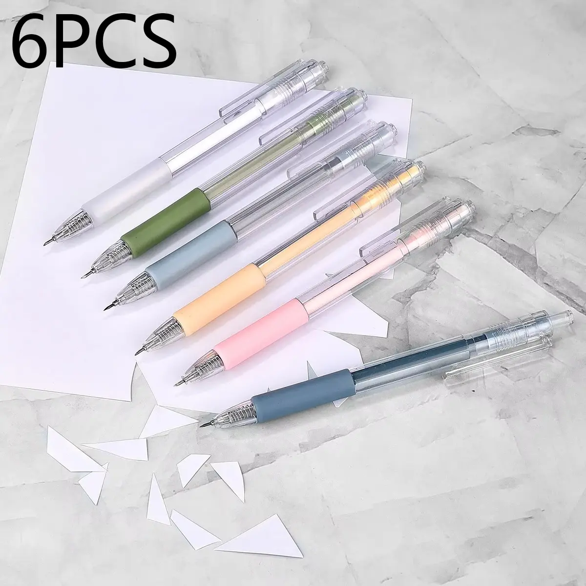 6-Piece Art Utility Knife Set, Precision Carving Knives with Retractable Blades, Paper Cutting Pens, Stationery Tools for Artists, Crafting Supplies, Crafts Art Supplies