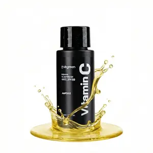 VEGREEN Intensive Waterless Vitamin C Ampoule with Chamomile Extract - 20% Pure Vitamin C, Korean Glass Skin Serum for Face, Brightening, Skin Barrier Repair & Age-Defying, All Skin Types - 1.01 fl oz