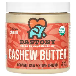 Dastony Organic Cashew Butter, Ultra Smooth, 8 oz (227 g) Dastony Organic Cashew Butter, Ultra Smooth, 8 oz (227 g)