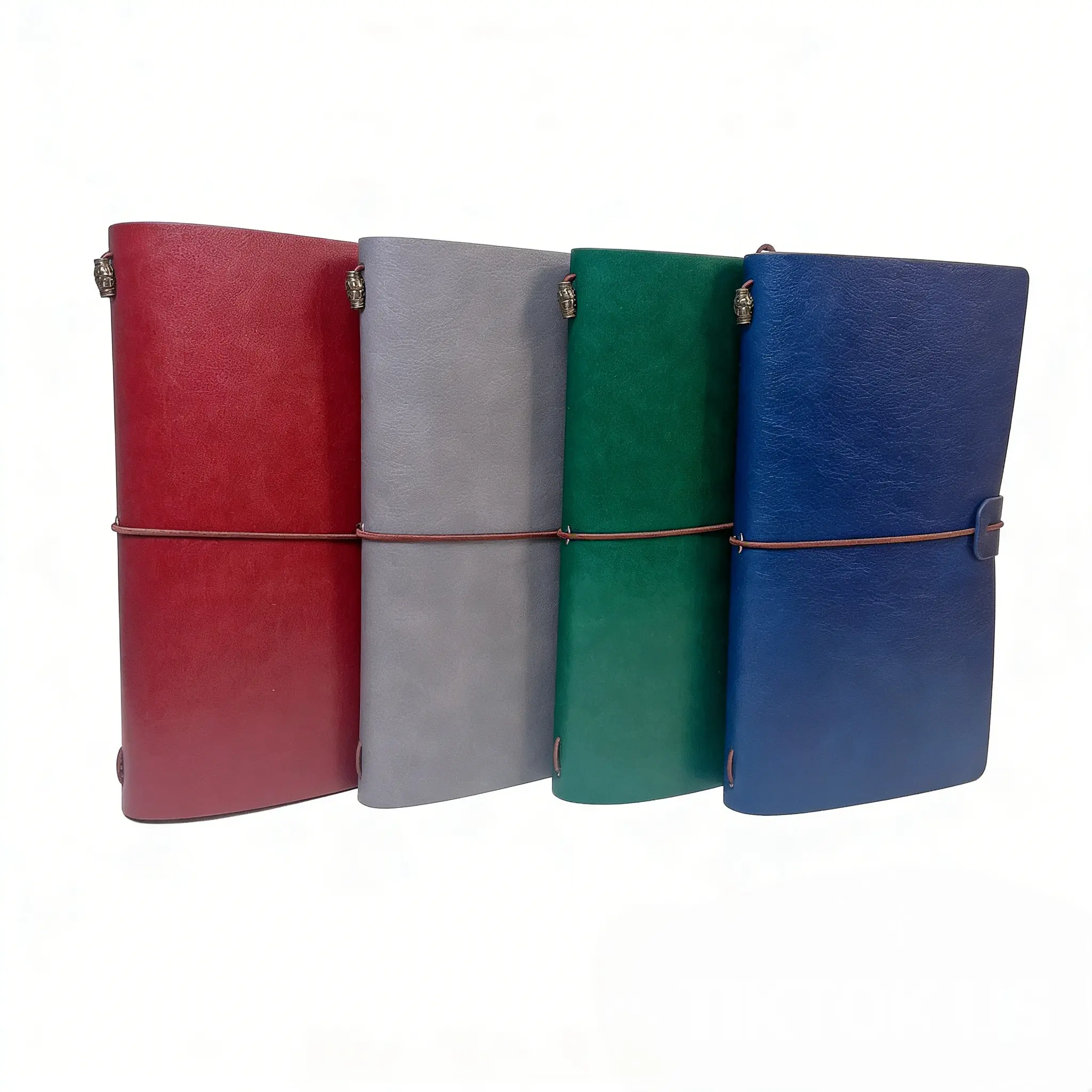 A6 Refillable Faux Leather Travel Journal Notebook, Pocket Size Travel Handbook With Eye Protection Lined Paper, Inner Double Side Card Pockets For Travel Notes Ticket Storage