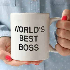Unique 11 Oz Ceramic Coffee Mug for Bosses Coworkers and Office Use Perfect Office Gift Idea