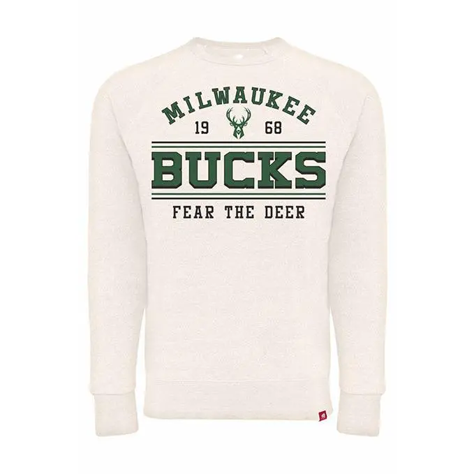 Sportiqe Dempsy Harmon Milwaukee Bucks Crewneck Sweatshirt