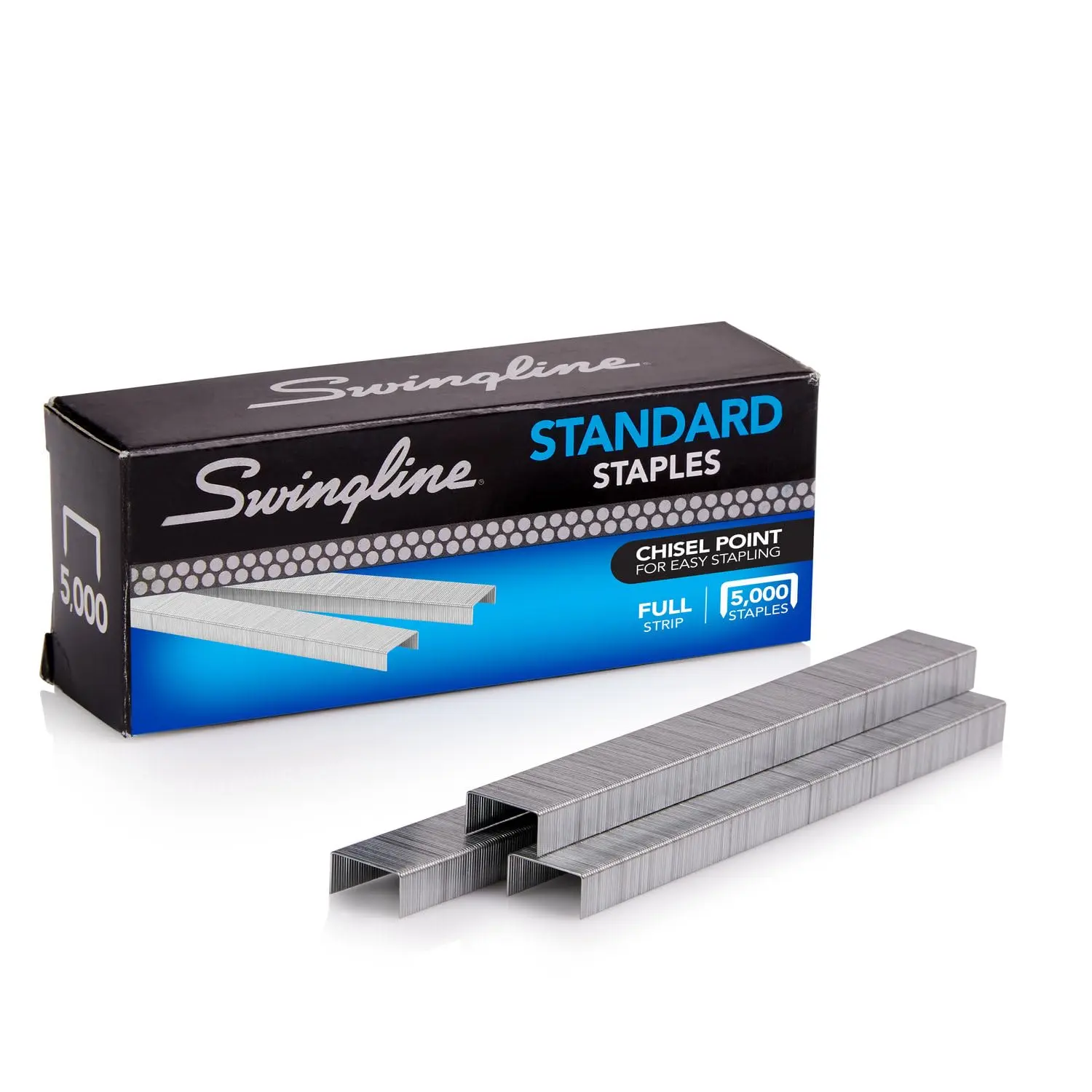 Standard Staples, Heavy Duty Office Staples for Staplers, Strong Steel Staple Refills for Paper, Documents, School, Home and Office Use, Jam Resistant Fastening Supplies