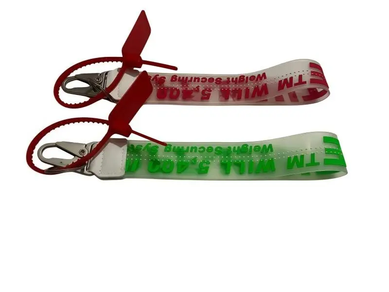 Rectangular PVC Wristlet Keychain - Simple Solid Color Strap Lanyard, Key Rings for Car Keys, Keychain Attachment, 2-2.9in & 19.0in+ Special Edition Lightweight EDC Accessory for Women, Easy Clean, Wipes Clean Fast, Light Yet Tough Daily Accessory