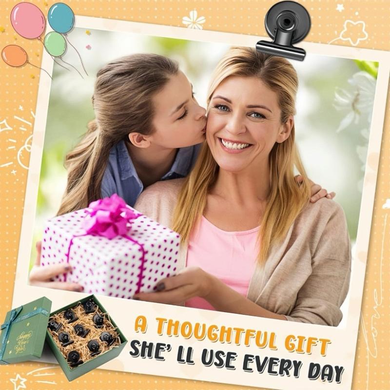 10pack Fridge Magnets Refrigerator Magnets Magnetic Clips Heavy Duty Detailed List Display Paper Fasteners on Home& Office& Teaching (Black, 10)