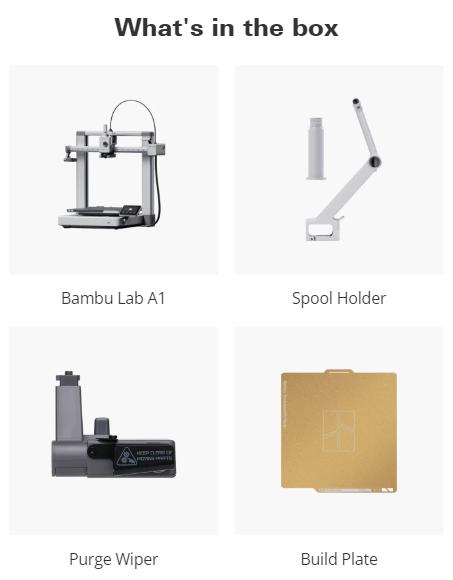Bambu Lab A1 3D Printer, Bambu Lab A1 Combo 3D Printer, Multi-Color Printing, Active Flow Rate Compensation, Active Motor Noise Cancelling, Full-auto Calibration, Clip Quick Swap Nozzle, 256*256*256 mm Build Volume Bambu Lab A1 3D Printer, Bambu Lab A1 Combo 3D Printer, Multi-Color Printing, Active Flow Rate Compensation, Active Motor Noise Cancelling, Full-auto Calibration, Clip Quick Swap Nozzle, 256*256*256 mm Build Volume
