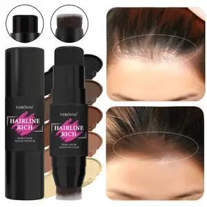 VERONNI Hairline Rich 5-color Hairline Filler Stick with Built-in Brush for Natural Seamless Application and Long-lasting Results
