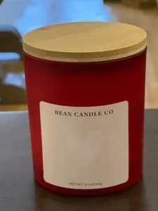 Red Heart Candle