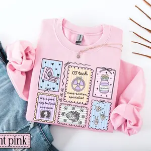 CT Tech Sweatshirt • CAT Scan Tech Stamp Work Sweater • CT Technologist Gift • Rad Tech Crewneck • Ct Tech Gifts • Radiology Department Gift