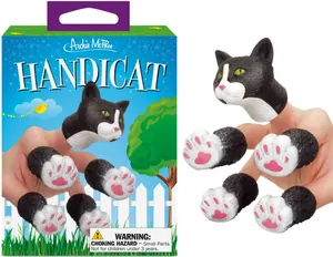 HANDICAT - Cat Finger Tiny Hands Puppet Funny Toy - Archie McPhee