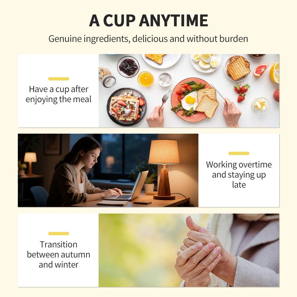 Cough-relieving Tea Big Pear Tea 3pcs Big Pear 152g(19g×8pack) Caffeine Free Individual Packaging With Goji Berry Red Dates Pear Lily Snow Fungus And Rock Sugar