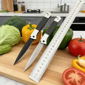 Carbon Fiber Handle Folding Fruit knife EDC Outdoor Pocket Unique Opening Knife