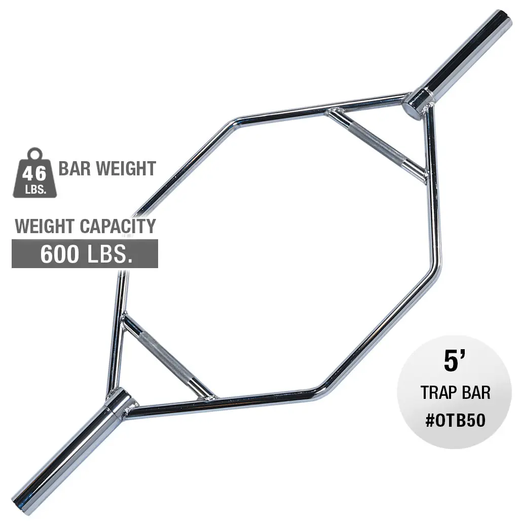Body-Solid Olympic Trap Bar for Deadlifts & Shrugs