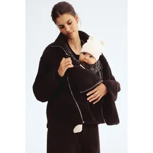 H&M MAMA Before & After Babywearing teddy jacket