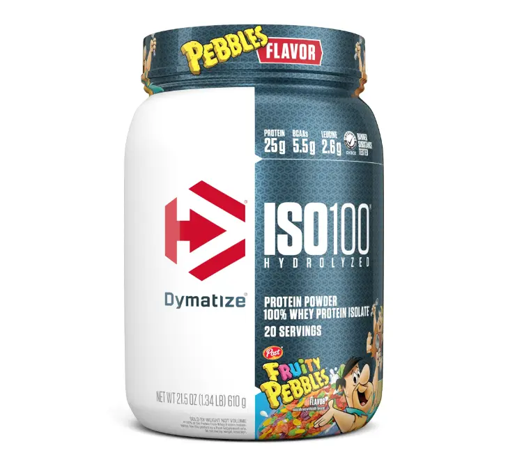 Dymatize ISO100 Hydrolyzed Isolate Whey  Protein Powder- 20 Servings (The servings are based on weight, not the canister size)
