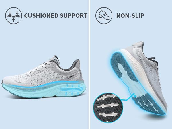 Men's And Women's Black Shoes Cloud-Comfort Breathable Sneakers trending Walking shoe Lightweight non slip platform Athletic Tennis Running Shoes