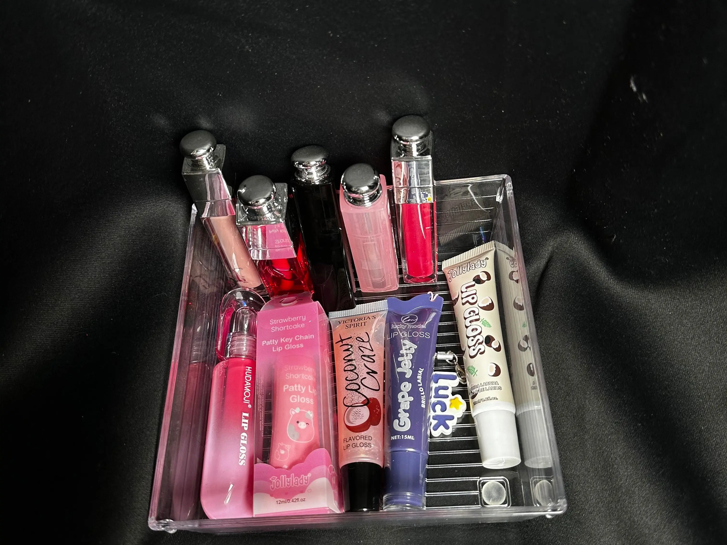 10-Piece Lip Gloss Bundle – Mixed Styles & Flavors