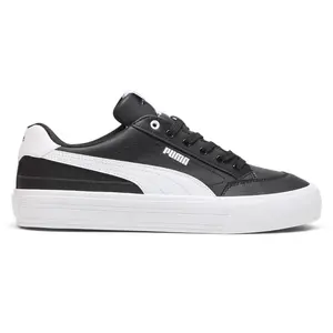 PUMA Mens Court Classic Vulcanized Formstrip Sl Lace Up Sneakers Shoes Casual - Black