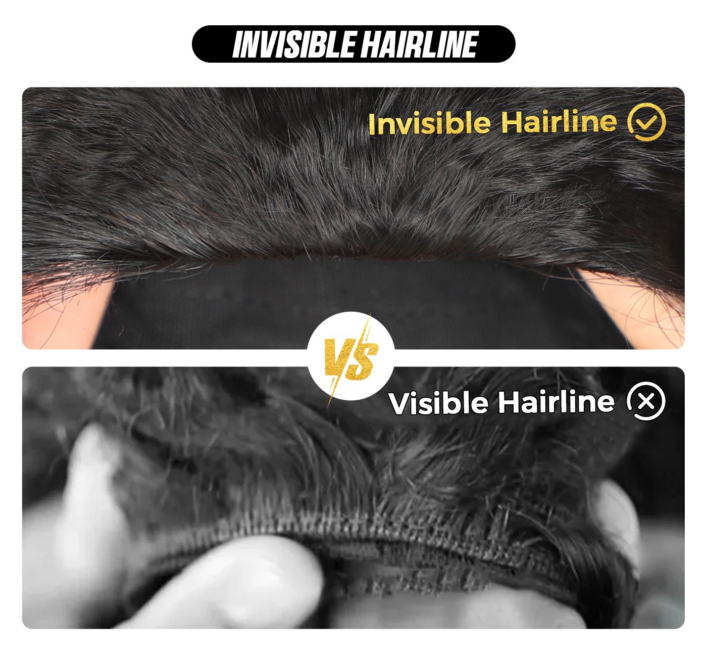 [Wear Go Half Wig] OQ HAIR Invisible Hairline Afro Curly Glueless 3 In 1 Half Wig 180% 250% Density Seamless Flip Over Wig Human Hair With Drawstring Beginner Friendly #dealsforyoudays