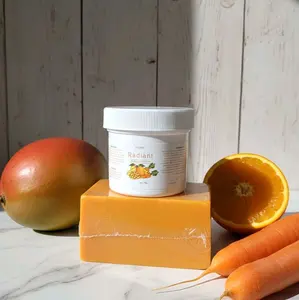 Mini Set Facial Brightening Radiant Face Bundle vitamin C Body Care Moisture Smooth Daily Gentle Kojic Lightweight Nourishing Soap