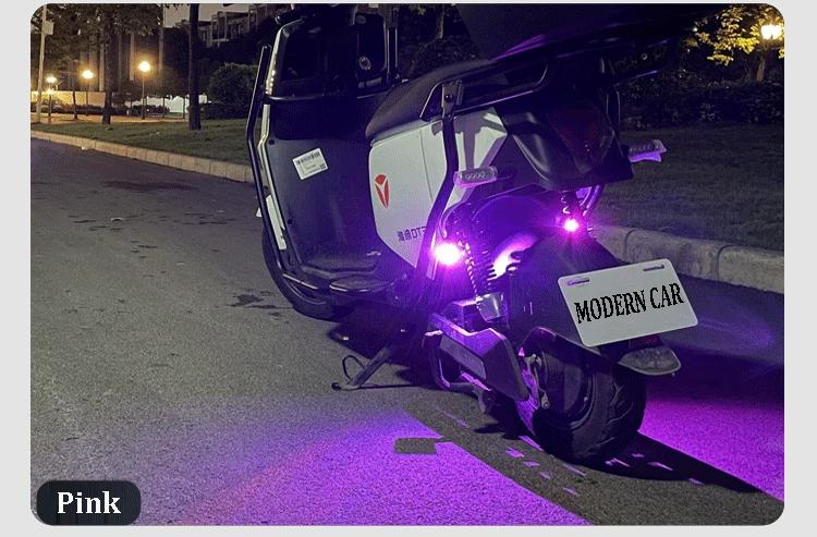 Wireless LED Strobe Lights RGB USB Charge IP65 Waterproof Anti-Collision for Car Motorcycle Drone & RC Aircraft Bike