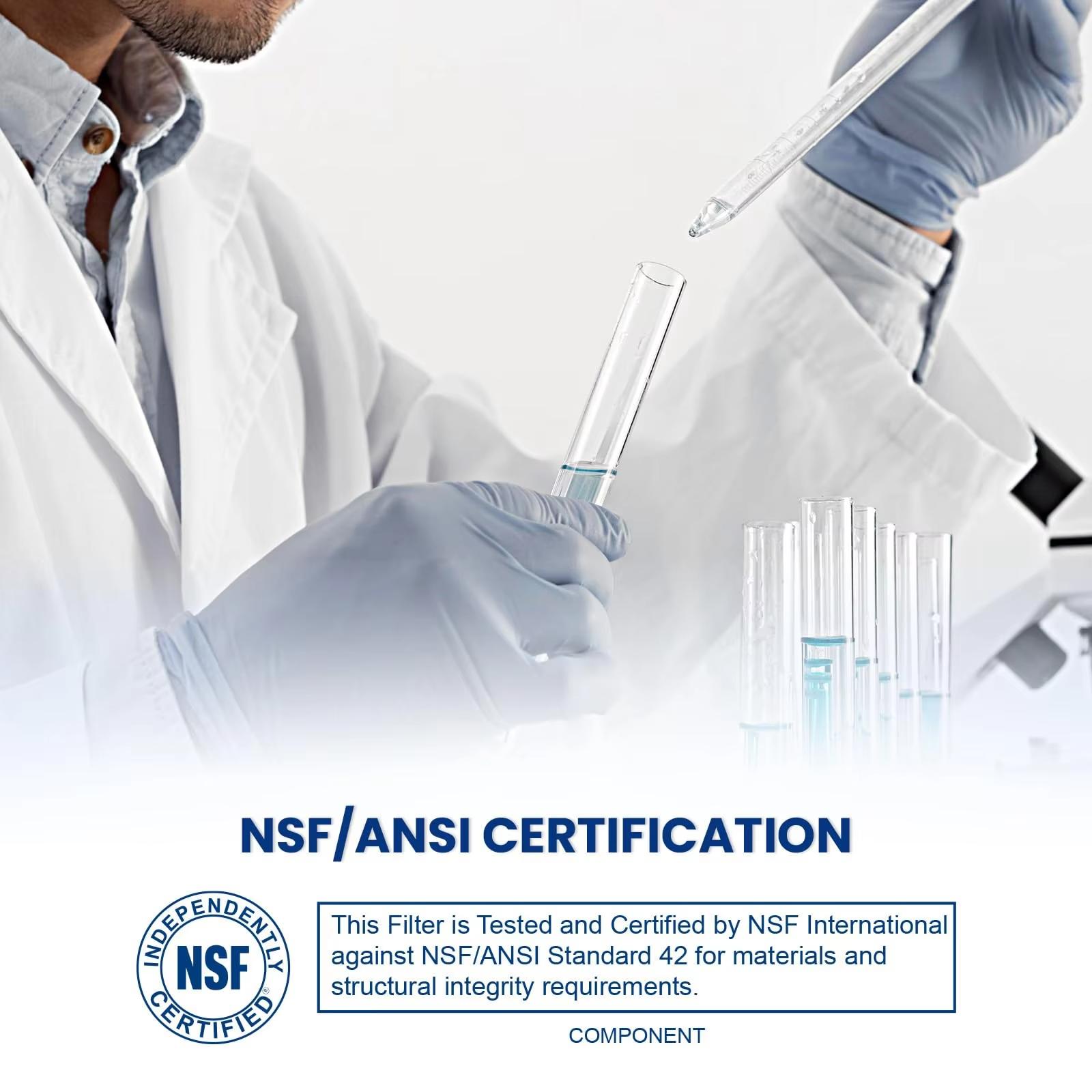 DA97-17376B Replacement for Samsung HAF-QIN/EXP, DA97-08006C, RF28R7351SG, RF28R7201SR, RF28T5001SR, RF24R7201SR, RS27T5200SR, RF23M8590SG, RWF4200A Refrigerator Water Filter, 2 Pack