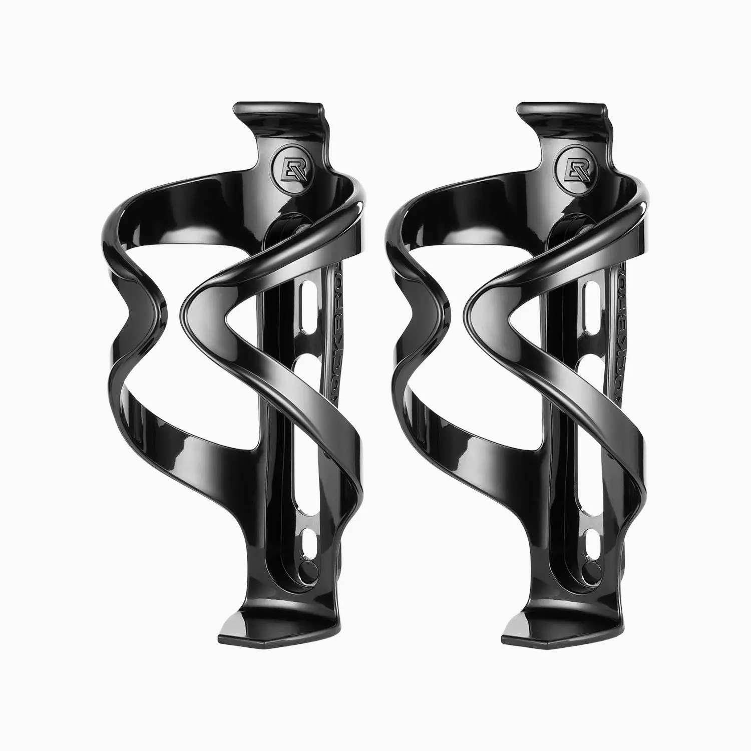 ROCKBROS Ultra-Light Functional Bike Water Bottle Holder, Biker Accessories with Screwdriver Tool, Universal Bottle Holder Accessories for Road, MTB Bikes (Black)