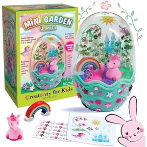 Mini Garden: Magical Unicorn Terrarium Kit - Unicorn Gifts for Girls, Kids Craft and Toy, Unique Easter Basket Stuffers (Ages 6+)