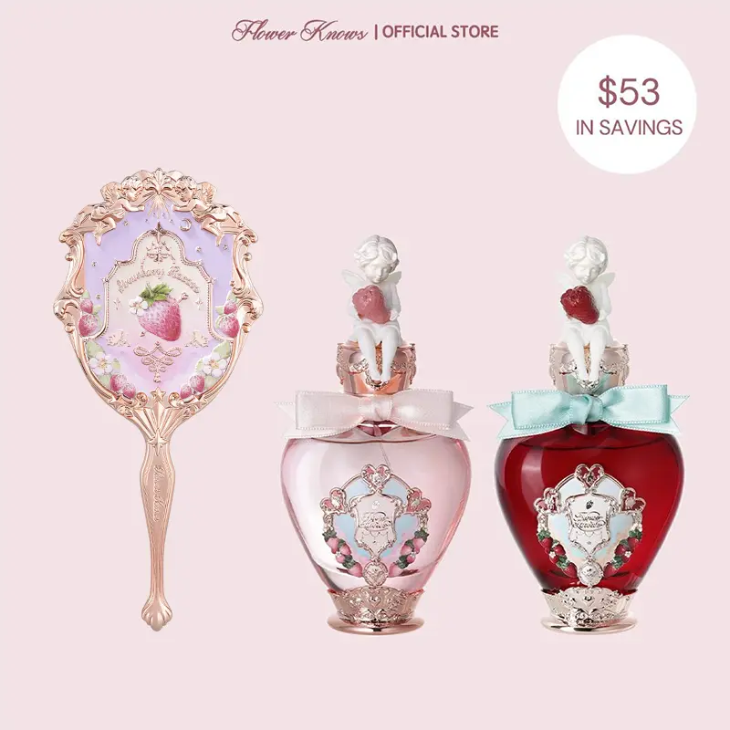 Flower Knows Muse Scent Set, 50ml (1.7oz) Long-Lasting Eau De Parfum, Fruit & Strawberry Sweet Scent, Women's Summer Perfume Gift, Romantic Gifts for Her, Womens Gifts, #tiktokshopbacktoschool, #sohochic