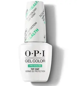 OPI GelColor Pro Health Top Coat 0.5oz - Long Lasting Shine & Healthier Nails with ProHealth Technology