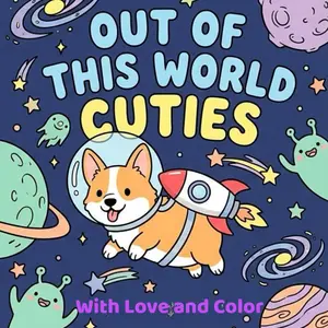 Out of This World Cuties Coloring Book