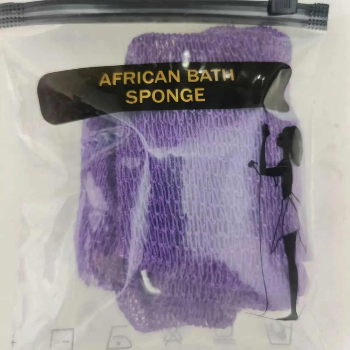 African Style Personal Exfoliating Net Tool - Ethically Sourced from Nigeria, Porous, Hygienic, Quick-Drying Body Scrubber for Smoothing Radiant Skin