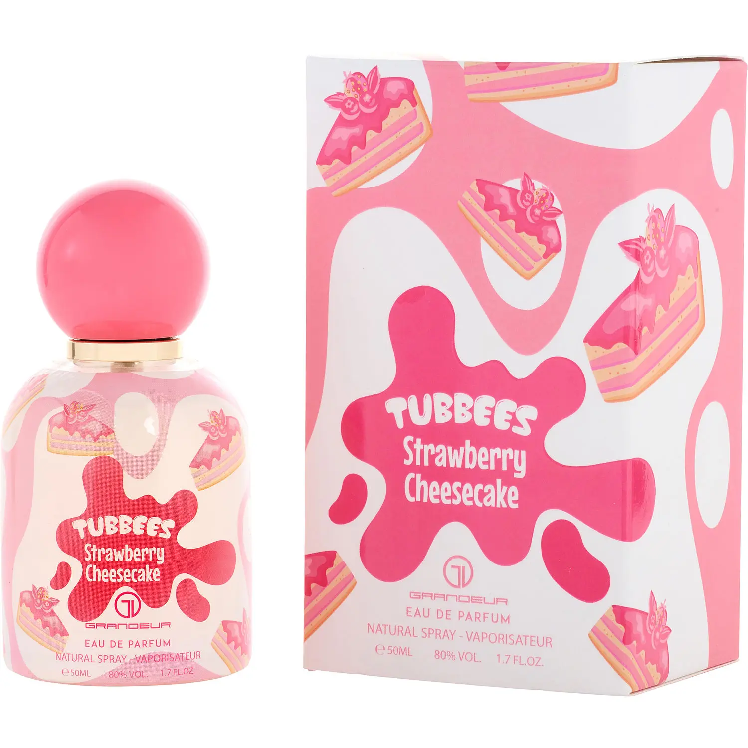 Tubbees Strawberry Cheescake By Grandeur Eau De Parfum For Unisex