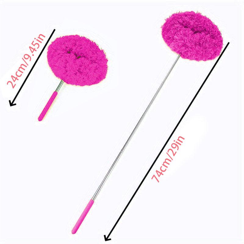 Ceiling Fan & Household Dust Buster: Detachable Microfiber Duster with Washable Feature, Ideal for Summer and Fall Cleaning tool, a Decoration-worthy Housekeeping Essential, Extension Pole Ceiling Fan Duster