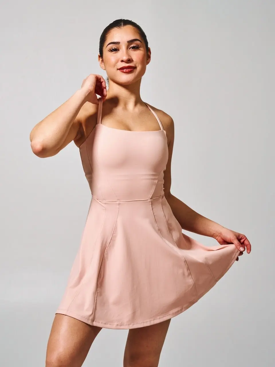 Bend and Snap Dress - Strawberry Milk