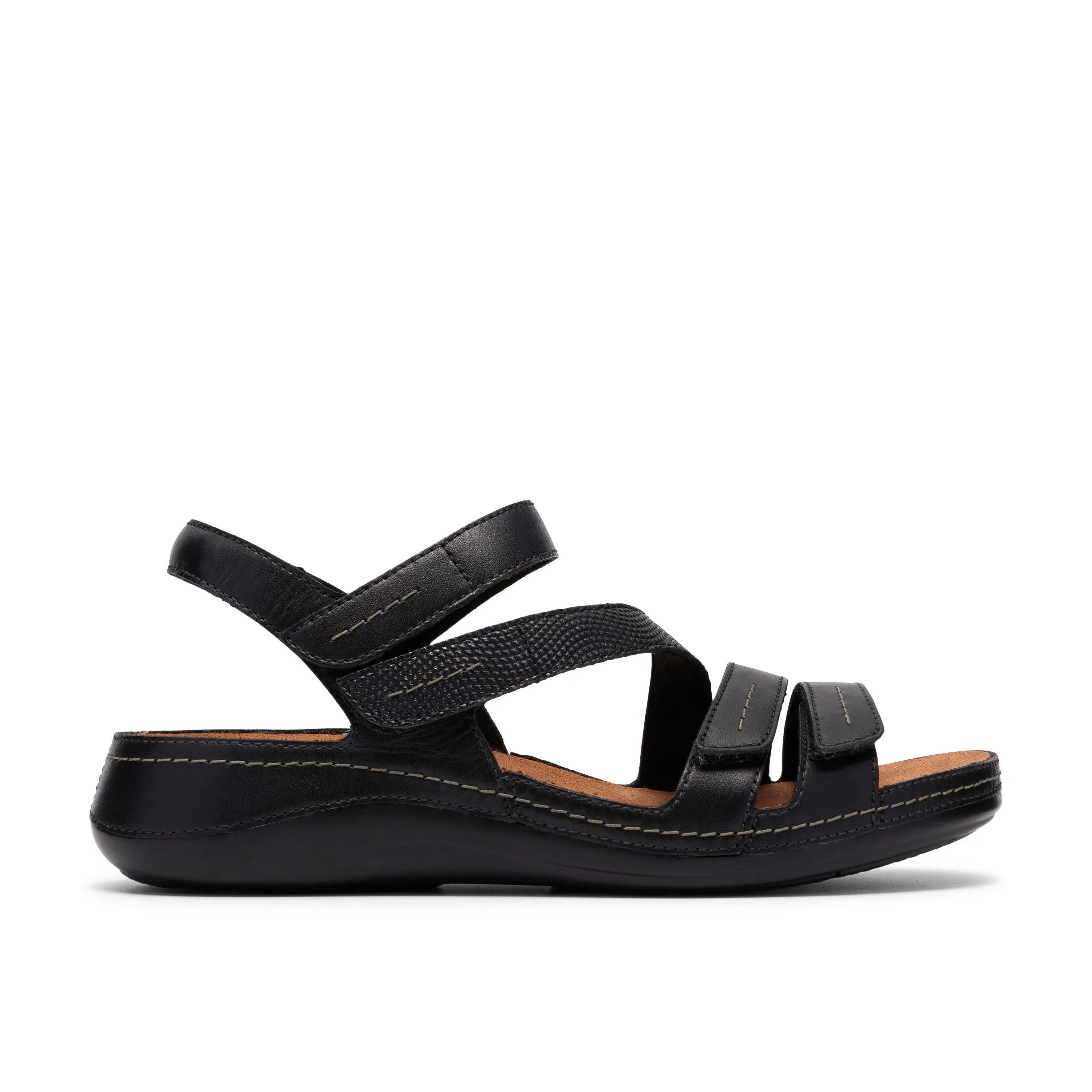 Clarks Womens Cecily Mix Strappy Sandals,Wedge Sandals