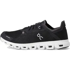 On Men's Cloud 6 Coast Sneakers Black/White 3MF10030299