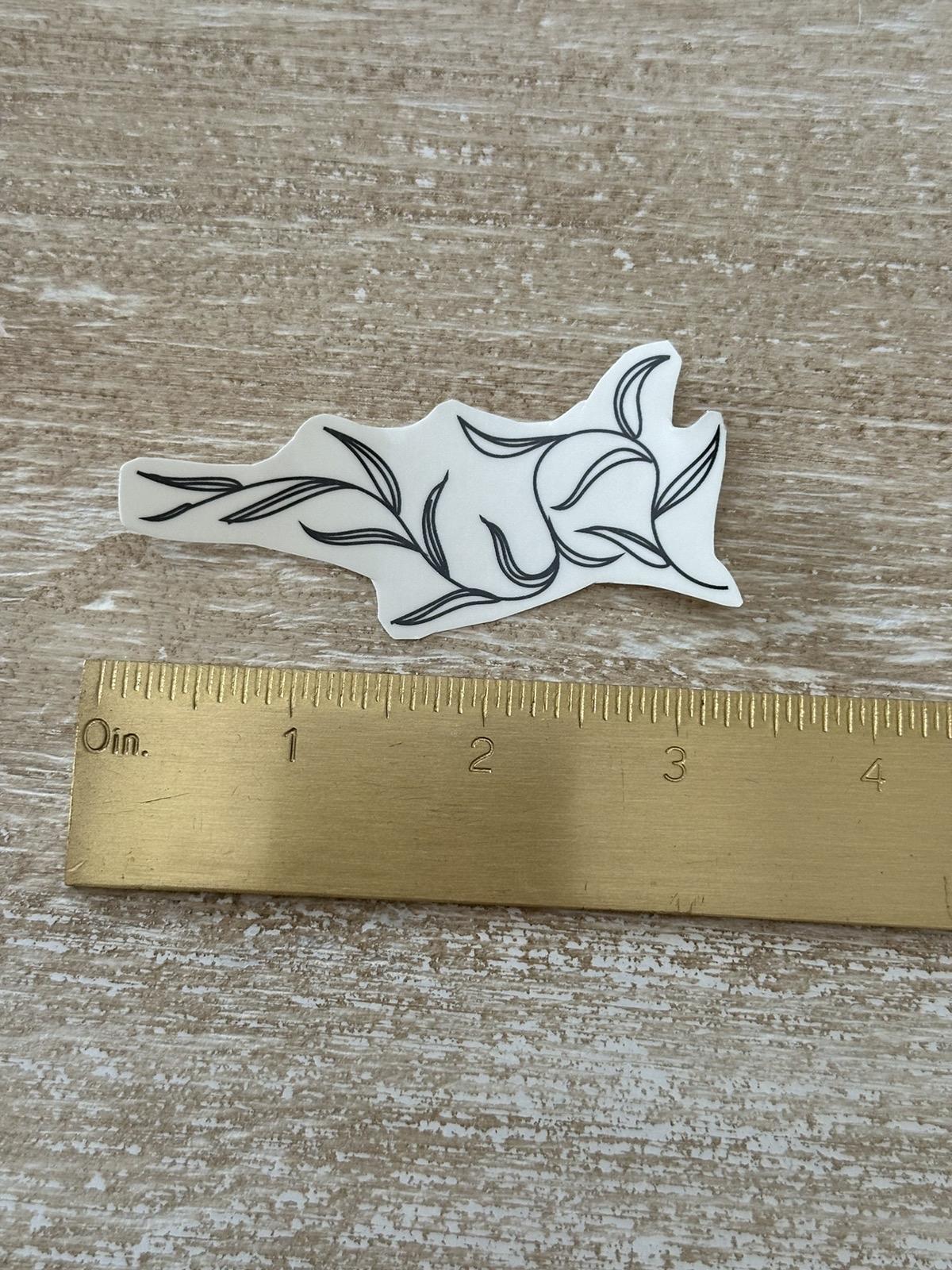 Botanical Fine Line Tattoos - medium sized tattoos