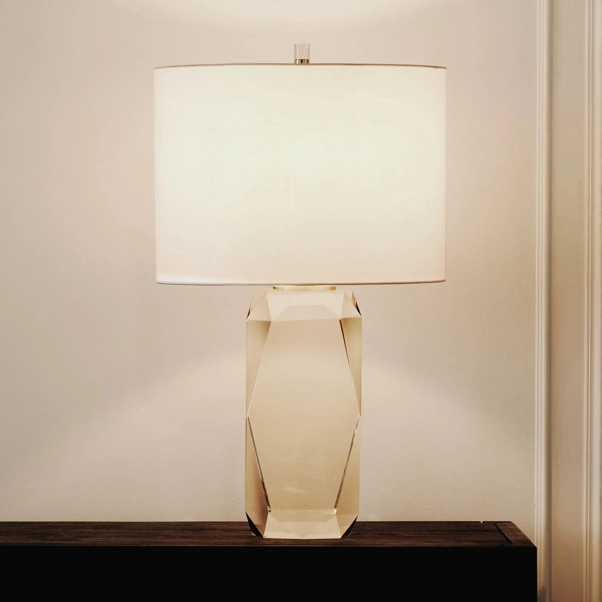 Z Gallerie Bianca Modern LED Table Lamp - Elegant Lighting, Modern Mood Lighting, Nightstand LED, Bedroom Nightlight, Desk Accessory, Indoor Home Improvement Item