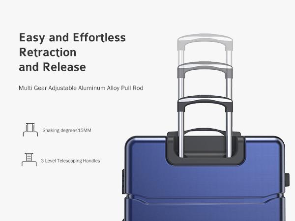 Sweet Furniture F Hardside Expandable Luggage,20 inch Carry on Lightweight Suitcase with Spinner Wheels,TSA Lock,Telescopic Handle and ABS Durable Material