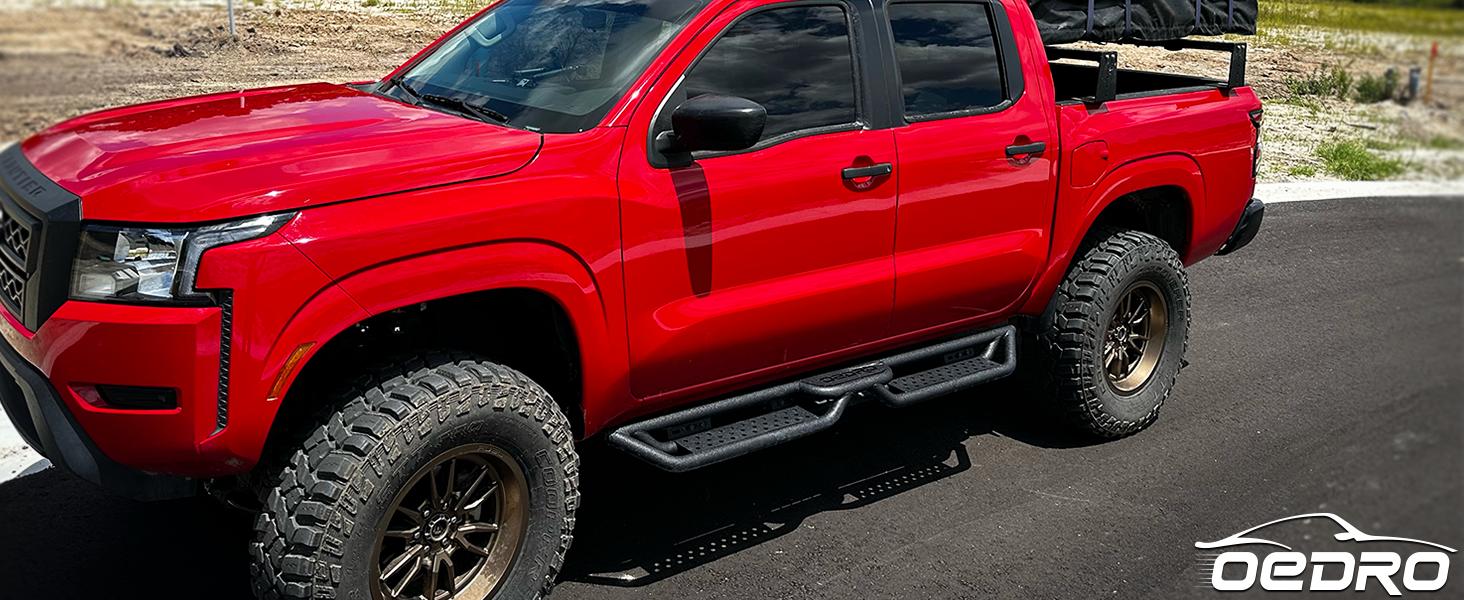 YITAMOTOR 6 Inch Running Boards Compatible with 2010-2024 Toyota 4Runner Off-Road Trail Edition, 2014-2024 SR5 / TRD Pro, Bolt-on Side Steps Steel Nerf Bar