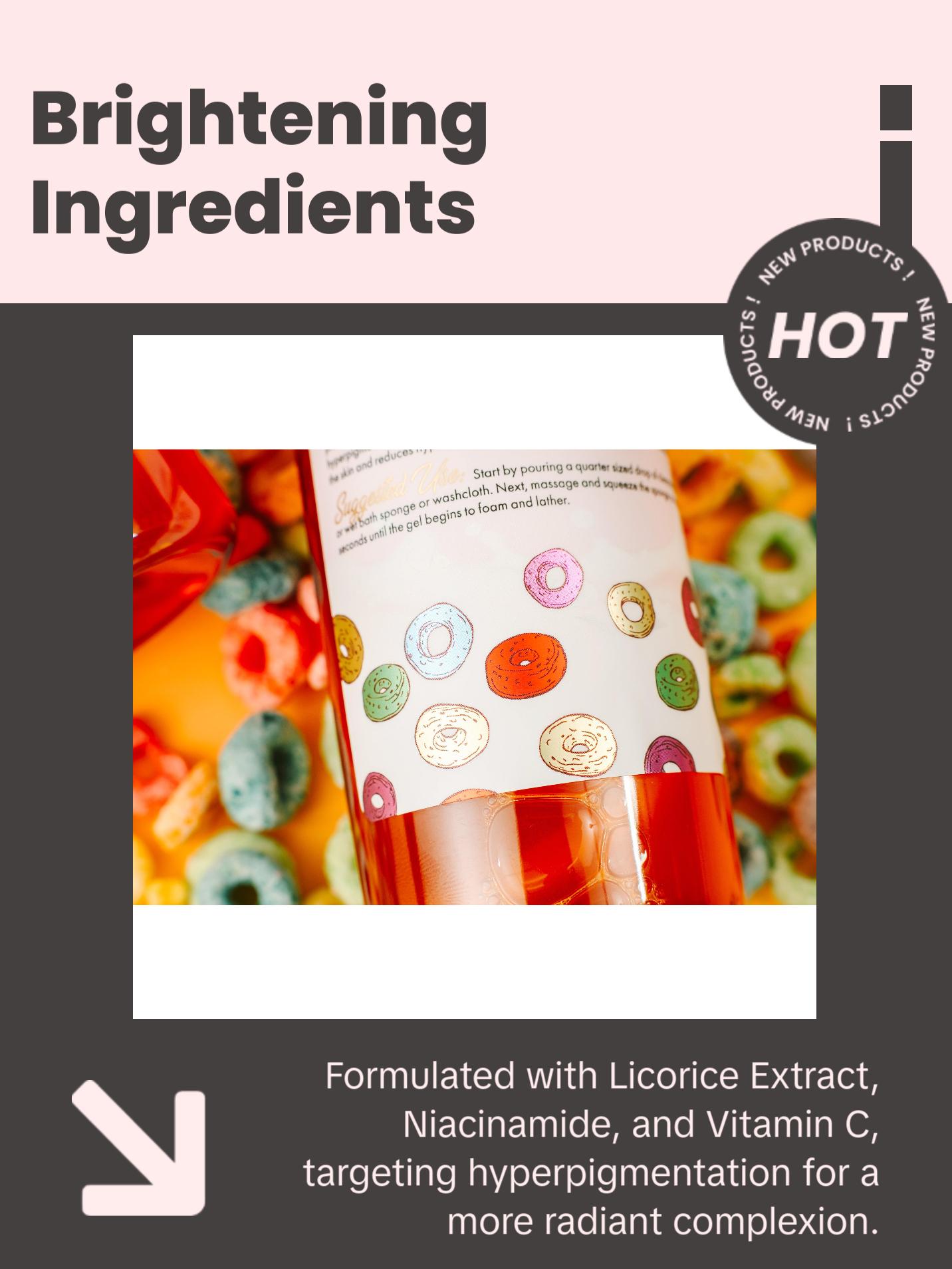 Frut Loops Cleansing Foam - Gentle Cleanser for Daily Skincare with Aroma and Fragrance