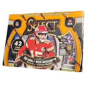 2025 Panini Select Football NFL Mega Box Green & Black Prizm Shock