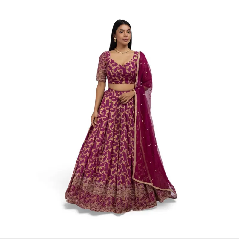 Women's Dola Silk Jari Work Lehenga - Premium Silk Fabric, Heavy Jari Weaving, Chic Formal Wear Gowns for Lady, Elegance-Focused, Multiple Colors, Ideal for Weddings & Festivals