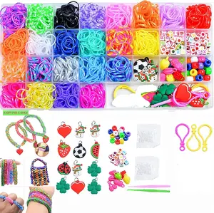Friendship Bracelet Making Kit for Girls Ages 7-12 Eco-Friendly DIY Craft Set with Loom Bands Beads & Tools Fun Gift for Birthday & Slumber Party diy craft project