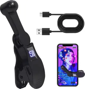 Auto Clicker for Smart Phone, Phone Screen Device Speed Clicker for Android IOS Apps, Fast Click Simulation Finger Continuous Click for Gaming, Live Broadcasts Likes, Adjustable Speed Physical Clicker