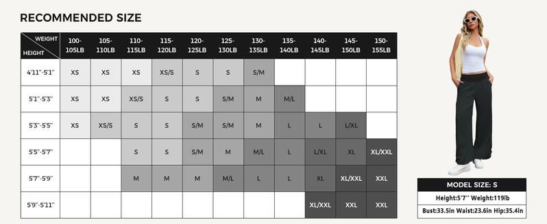 Fisoew Womens Wide Leg Pants Casual High Waist Baggy Track Pants Loose Fit Drawstring Cuffs Lounge Pant with Pockets